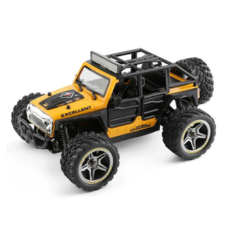 Позашляховик для дітей WLToys 22201 2WD Wrangler 22 км/год на радіокеруванні Жовтий 1:22