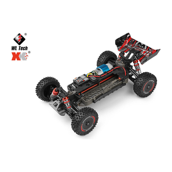 Машинка баггі WLToys 124010 4WD 50 км/год на радіокеруванні Чорна 1:12