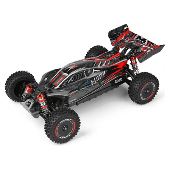 Машинка баггі WLToys 124010 4WD 50 км/год на радіокеруванні Чорна 1:12