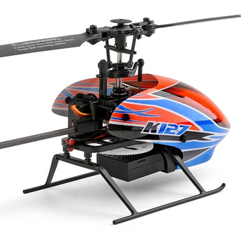 Іграшковий вертоліт WLtoys K127 4ch 6 axis flybarless RTF rc helicopter altitude hold з гіроскопом на радіокеруванні