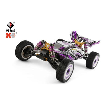 Баггі WLtoys 124019 4WD швидкість 60 км/год на радіокеруванні Фіолетова 1:12