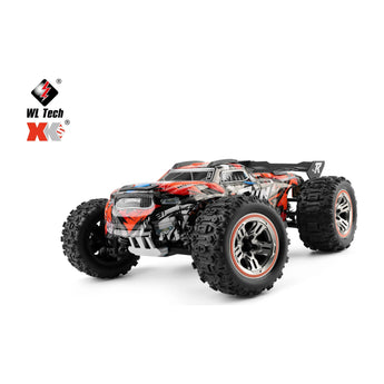 Машинка монстр трак WLToys 184008 4WD 60 км/год на радіокеруванні Червона 1:18