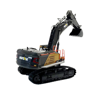 Екскаватор HUINA 1592 excavator construction truck alloy metal на радіокеруванні 1:14