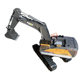 Екскаватор HUINA 1592 excavator construction truck alloy metal на радіокеруванні 1:14