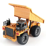 Самоскид HUINA HL1540 RC Dump Truck Alloy Metal Model на радіокеруванні 1:18