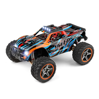Позашляховик WLToys 104009 4WD Brushed зі світлодіодними фарами 45 км/год на радіокеруванні 1:10