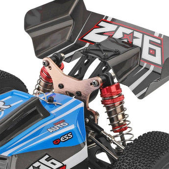 Машинка баггі WLToys 144001 4WD 60 км/год на радіокеруванні Зелена 1:14