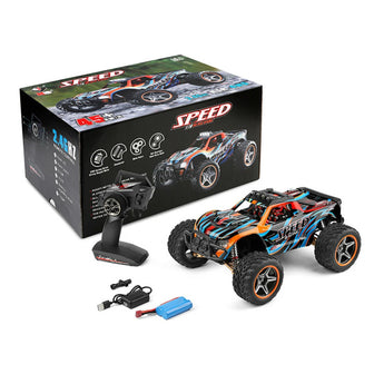 Позашляховик WLToys 104009 4WD Brushed зі світлодіодними фарами 45 км/год на радіокеруванні 1:10